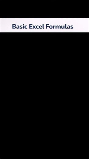 Kajal Yadav on Instagram: "Master Basic Excel Formulas in Minutes! Learn the most essential Microsoft Excel formulas every student, professional, and data beginner should know. This quick guide covers core calculations, logical counting, date functions, and mathematical operations used in daily work. ✅ Perform fast calculations ✅ Analyze data efficiently ✅ Improve productivity in Excel ✅ Perfect for beginners & working professionals 💡 Whether you're working in finance, business, data analysis,