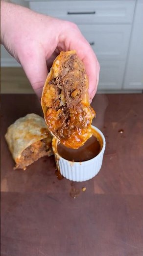 Birria California Burrito | Smoked Beef, Tater Tots & Dunk-Worthy Consommé