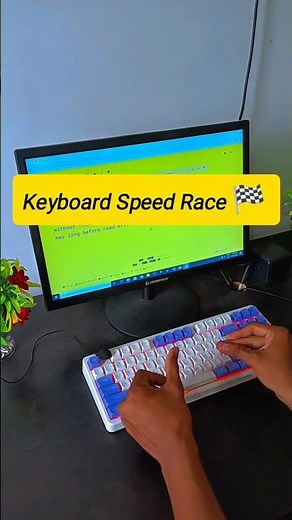 Keyboard Speed Race 🏁 | Test Your Typing Speed & Accuracy Like a Pro 💻