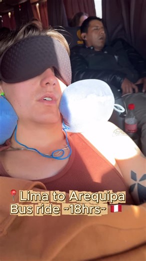 Would you survive 18 hours on a bus across Peru? 🚌🇵🇪 Lima to Arequipa — our longest ride yet #Peru #LimaToArequipa #TravelPeru #AdventureVlog #NomadsEye #BusTrip | The Nomads Eye