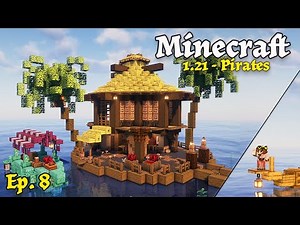 I built a Tiki Hut for brewing Potions! | Minecraft 1.21 Pirates