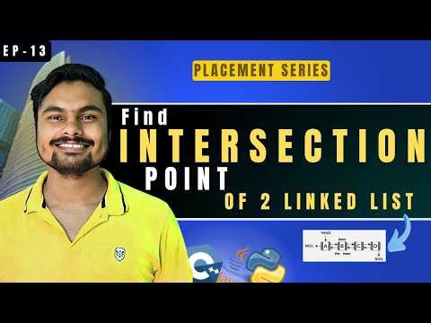 Find Intersection Point of two Linked List | 3 approaches