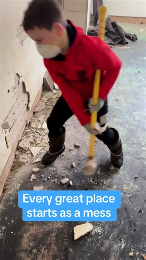 Twins & Teaching is turning this old house into School Street Catering. Right now it’s all dust, demo, and big dreams — but the kitchen is coming. #familybusiness #teachersoftiktok #buffalo #twinsandteaching #entrepreneur