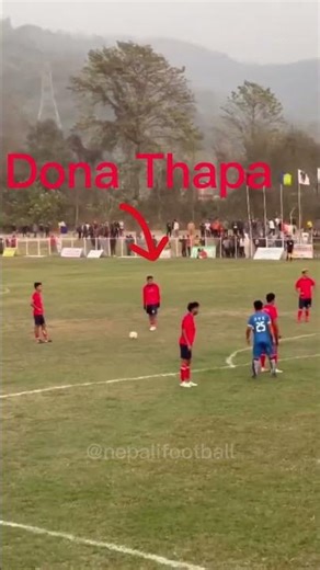 Dona Thapa scored this brilliant free kick..WoW