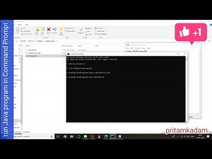 How to Install JDK and run 1st Java Program in Command Prompt