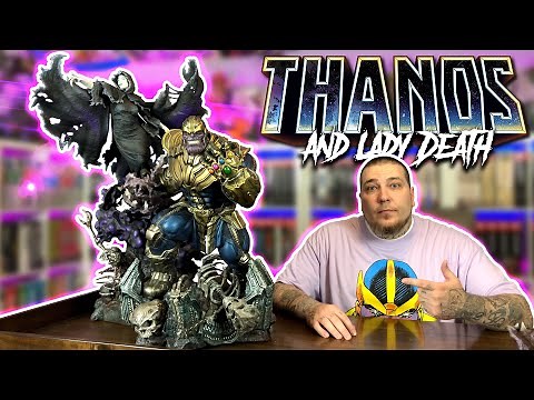 THANOS + LADY DEATH Statue Unboxing & Review | XM Studios