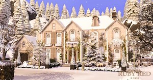 December: Sims 4 - Snowy Christmas  聖誕鄉村屋 [FREE]