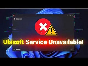 How to Fix A Ubisoft Service is Currently Unavailable Issue