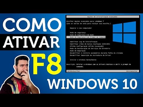Como ATIVAR a Tecla F8 no Windows 10 - MODO DE SEGURANÇA