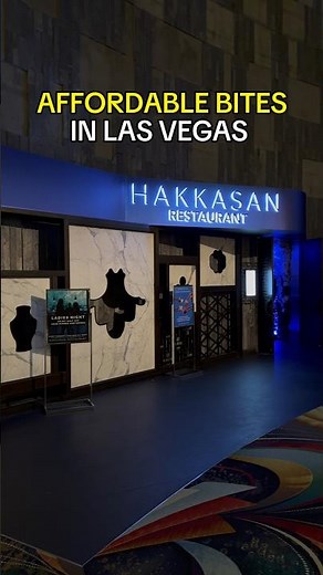 Affordable bites in Las Vegas #vegas #lasvegas 📍Hakkasan Restaurant inside MGM Grand