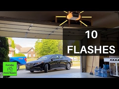 How To Close Garage Door When Light Is Blinking