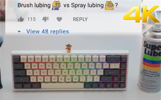 【4K】GamaKay TK68润轴调校 & 打字音 (ASA键帽, 佳达隆黄轴) | :3ildcat