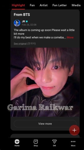 BTS member Weverse app per live aate Hain #bts #kpop #btsarmy