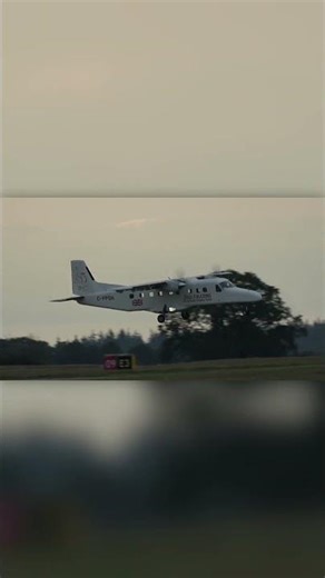 Dornier 228 Landing at Norwich Airport!