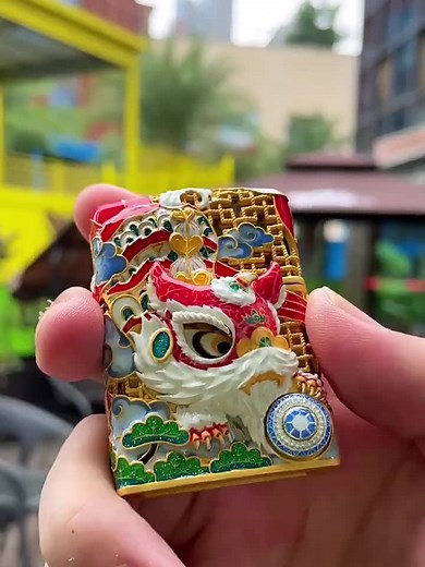Chinese Lion Dance New Model #zippo #zippocustom