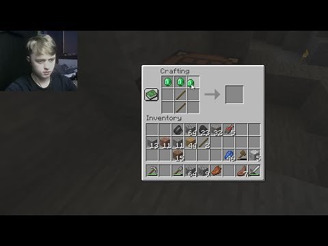 How To Make An Emerald Pickaxe In Minecraft