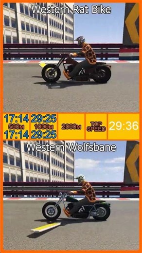 Western Rat Bike vs Western Wolfsbane #gtaonline