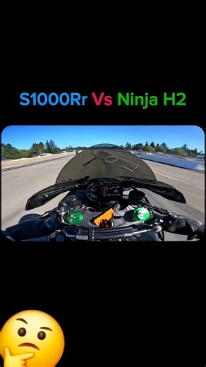 fast bikes vs ninja h2 vs 1000 Rr bike