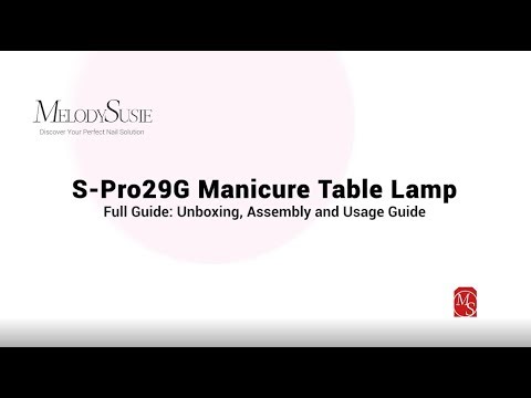 Super Easy Installation Tutorial ! ✨ S-Pro29G Manicure Table Lamp