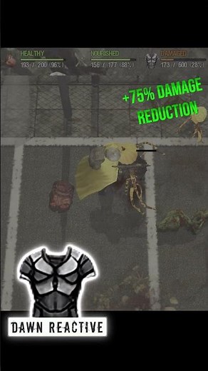 dawn reactive vs. Pumpkin Tendril #deadfrontier #zombie #projectzomboid