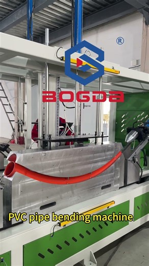 Semi automatic 2 stations pvc pipe bending machine
