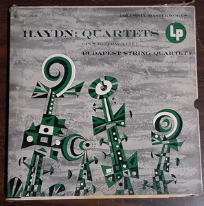 Haydn / Budapest String Quartet – Quartets, Opus 76 (Complete) (Gray "2-Eye" Labels, Vinyl)