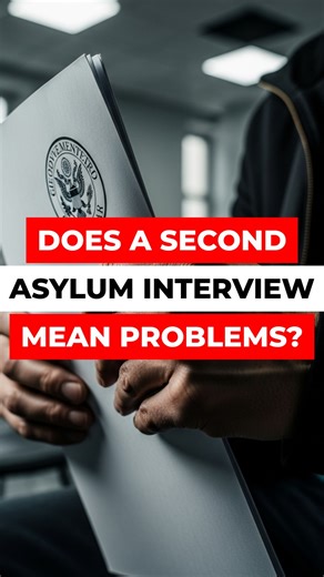 Brian Manning on Instagram: "Does getting called back for a second asylum interview mean there's a problem with your case? #AsylumAnswers"