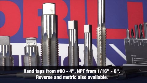 Drill America T/A Series 3/8 in.-24 High Speed Steel Bottoming Tap (1-Piece) T/A54597