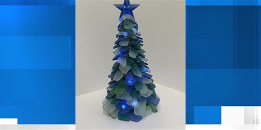 Make Your own Sea Glass Christmas Tree