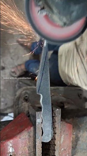 Homemade knife out of file