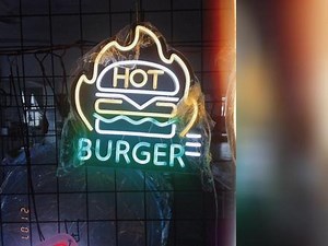 创意造型霓虹灯定制工厂，电池，插电，接线各种使用方式。#霓虹灯#造型灯 #广告招牌