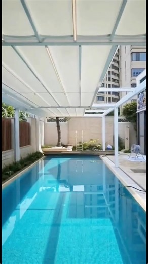 swimming pool shade design#customgate #Sunroom #housegate #aluminiumgates #gate #fyp #foryou