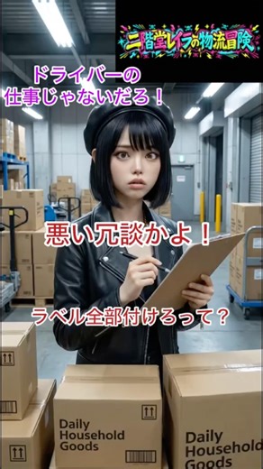 納品先でラベル貼りを強要されたトラックドライバーの本音 #物流 #物流業界 #トラックドライバー #トラック運送会社 #shorts