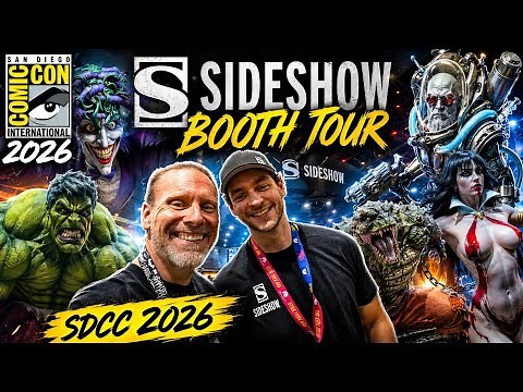 INSANE NEW STATUES! Sideshow Collectibles Booth Tour San Diego Comic Con SDCC 2026