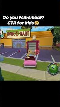 Do you remember? GTA for kids😆 The Simpsons Hit&Run #reels #shortvideo