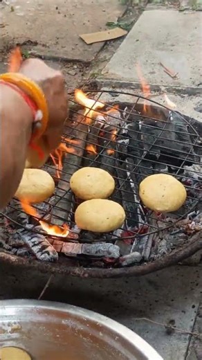 Baati at Home 😋 #Bhati #food #foodie #cooking #shorts