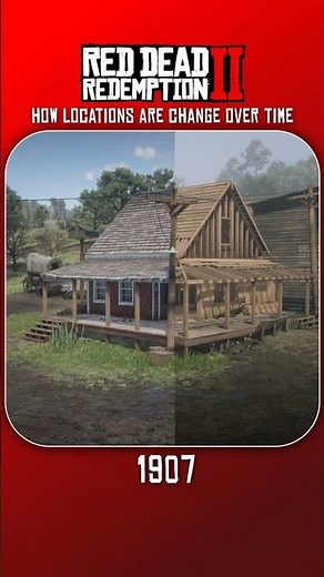 How Locations are Change Over Time in Red Dead Redemption 2 | 1899 to 1907 Evolution of RDR2 Map