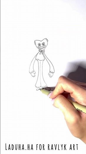 💕 Kissy Missy Cutie 🎀🧸 Poppy Playtime Game Guide 🎨🌸 #shorts #drawing #RavlykArt