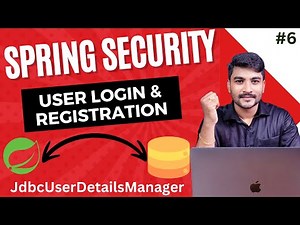 Spring Security Users & Authorities schema | JdbcUserDetailsManager tech walkthrough | #6