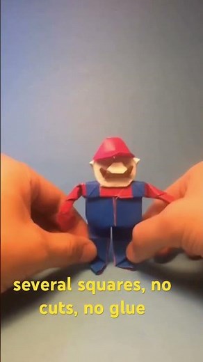 Origami Super Mario #origami#supermari#videogames#craft#handmade
