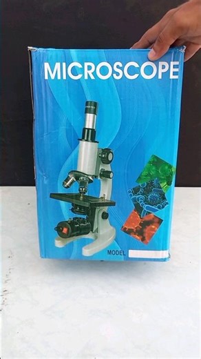 Unboxing Microscope 🔬 #experiments #carbon #shorts