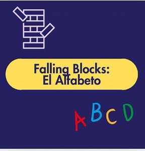 Falling Blocks : El Alfabeto - Spanish Alphabet Game Engaging Speaking Activity
