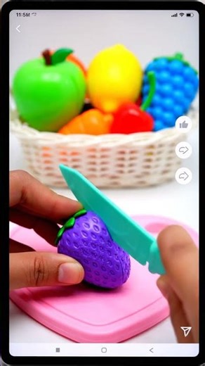 2. Satisfying Toy Fruits Cutting ASMR | Relaxi #satisfying #cuttingart #oddlysatisfyingodd