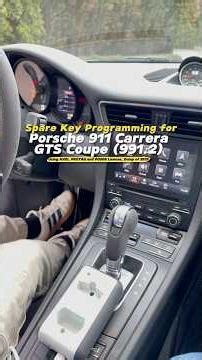 Porsche 911 991.2 Spare Key Addition