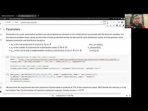 Gurobi Opti101 Training Video 3 - Modeling and Coding: Part 1