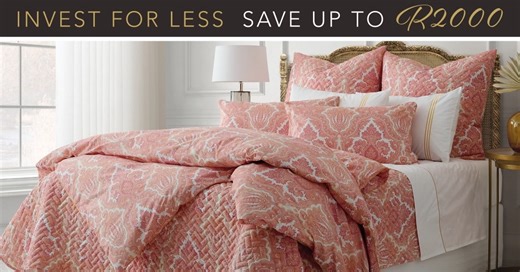 Celebrate the unique beauty of our woven and printed patterns with Bohemia, Beauty and Amber, on promotion this month. #Bedding #Quality #LuxuryBedding #ProudlySouthAfrican #ProudlyPresLes #Bedroom | Pres Les