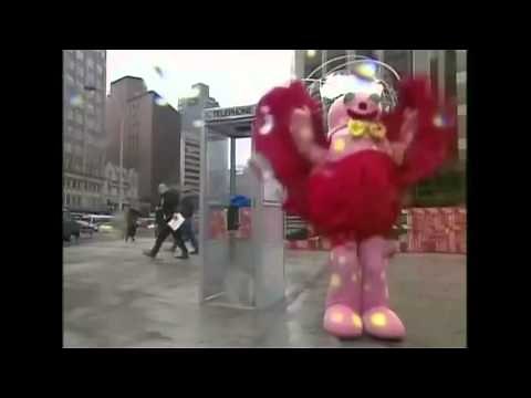 Mr Blobby in New York