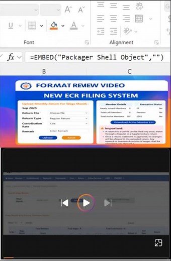 New EPFO ECR Filing System 2025 📊Easy Guide for Employers ✅#ecr #pf #return #india #epfo #shorts