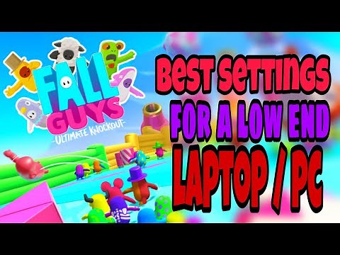 Best settings of fall guys for a low end laptop/pc | fall guys | 100% Working👍