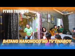 BATANG NANONOOD NG TV TINABOY | Kapuso Mo Jessica Soho | KMJS